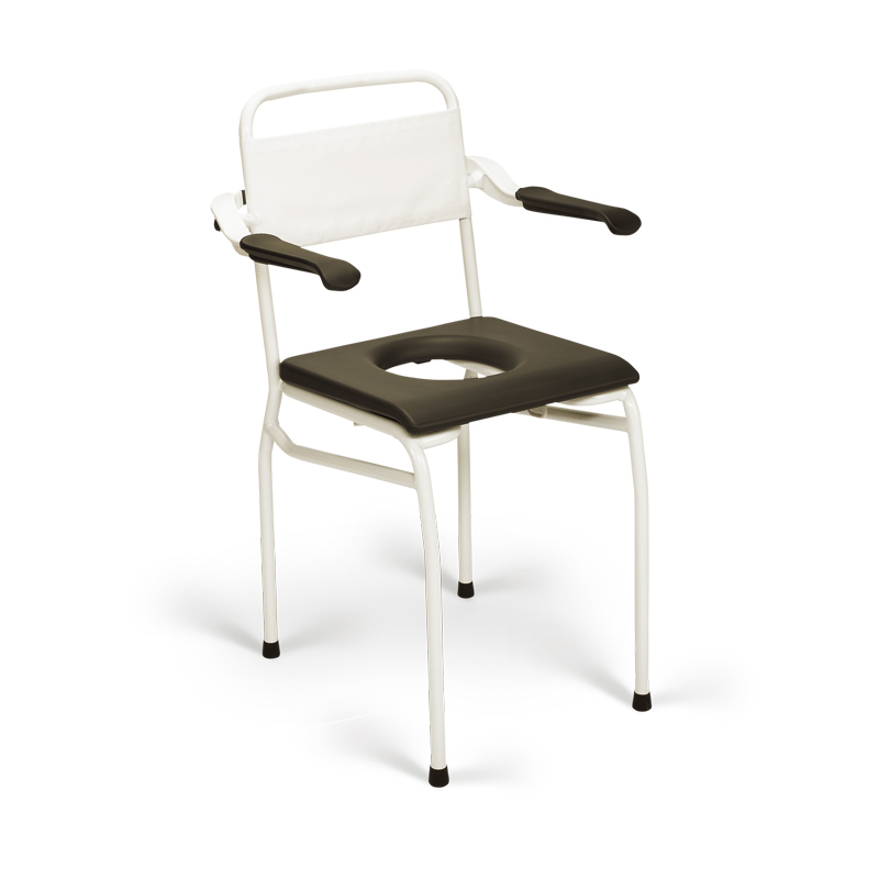 Commode/shower chair soft seat